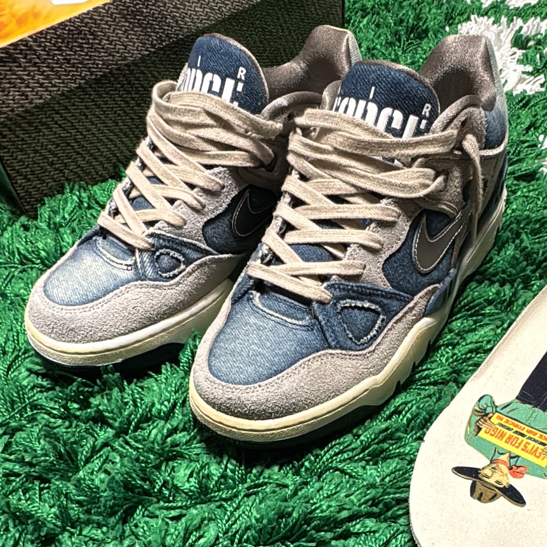 NIGO® × Levi's × Nike Air Force 3 Low "Olive Grey" (NIGO Heel Logo) (Levi's Tab)