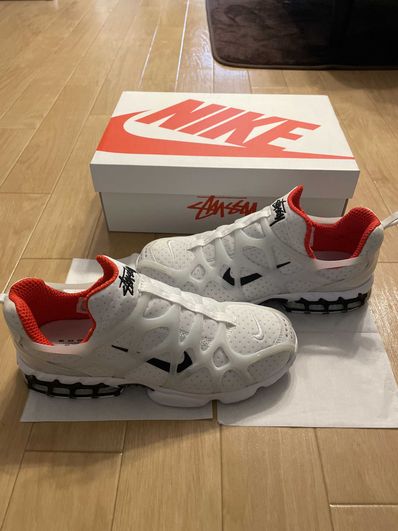 Stussy × Nike Air Zoom Kukini "White/Red"