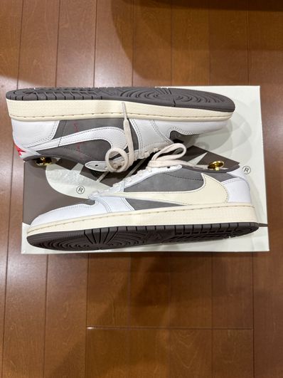 Travis Scott × Nike Air Jordan 1 Low OG SP "Reverse Mocha/Sail and Ridgerock"
