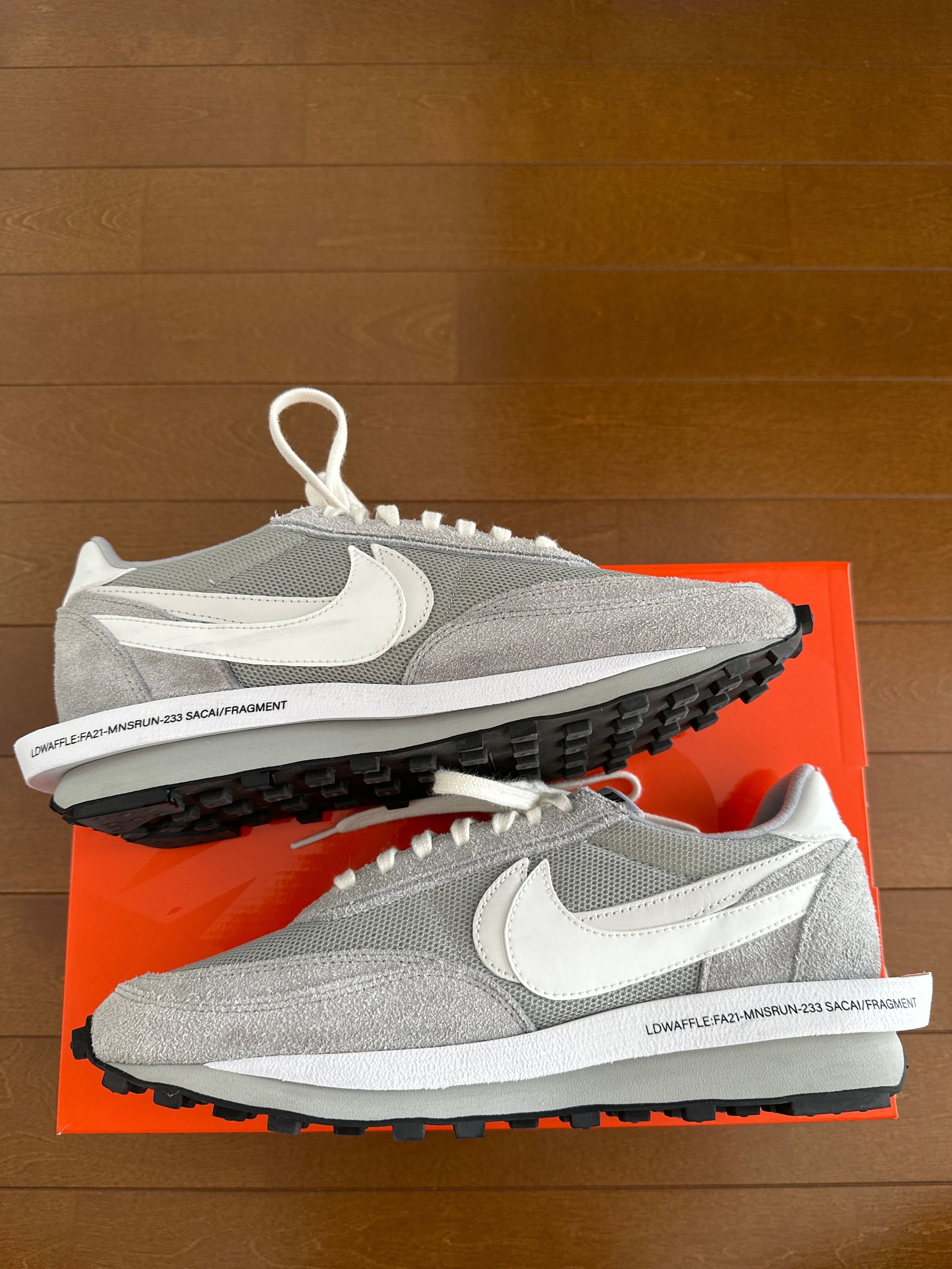 Fragment × sacai × Nike LD Waffle "Light Smoke Grey"