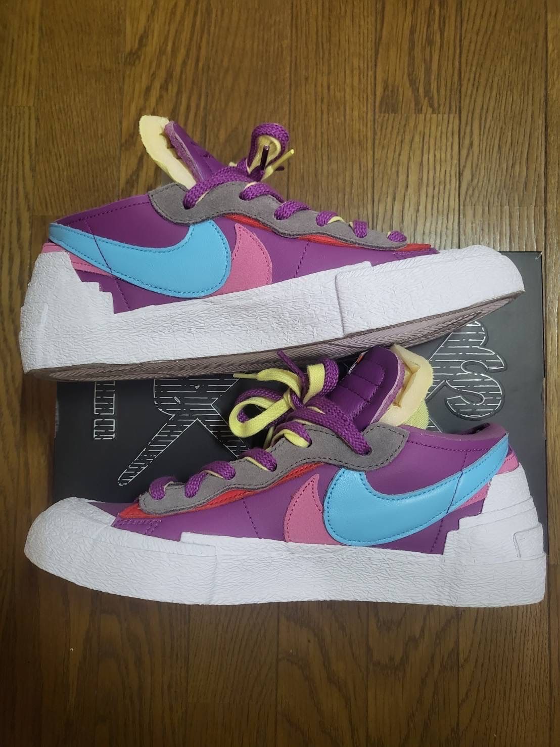 KAWS × sacai × Nike Blazer Low "Purple Dusk"