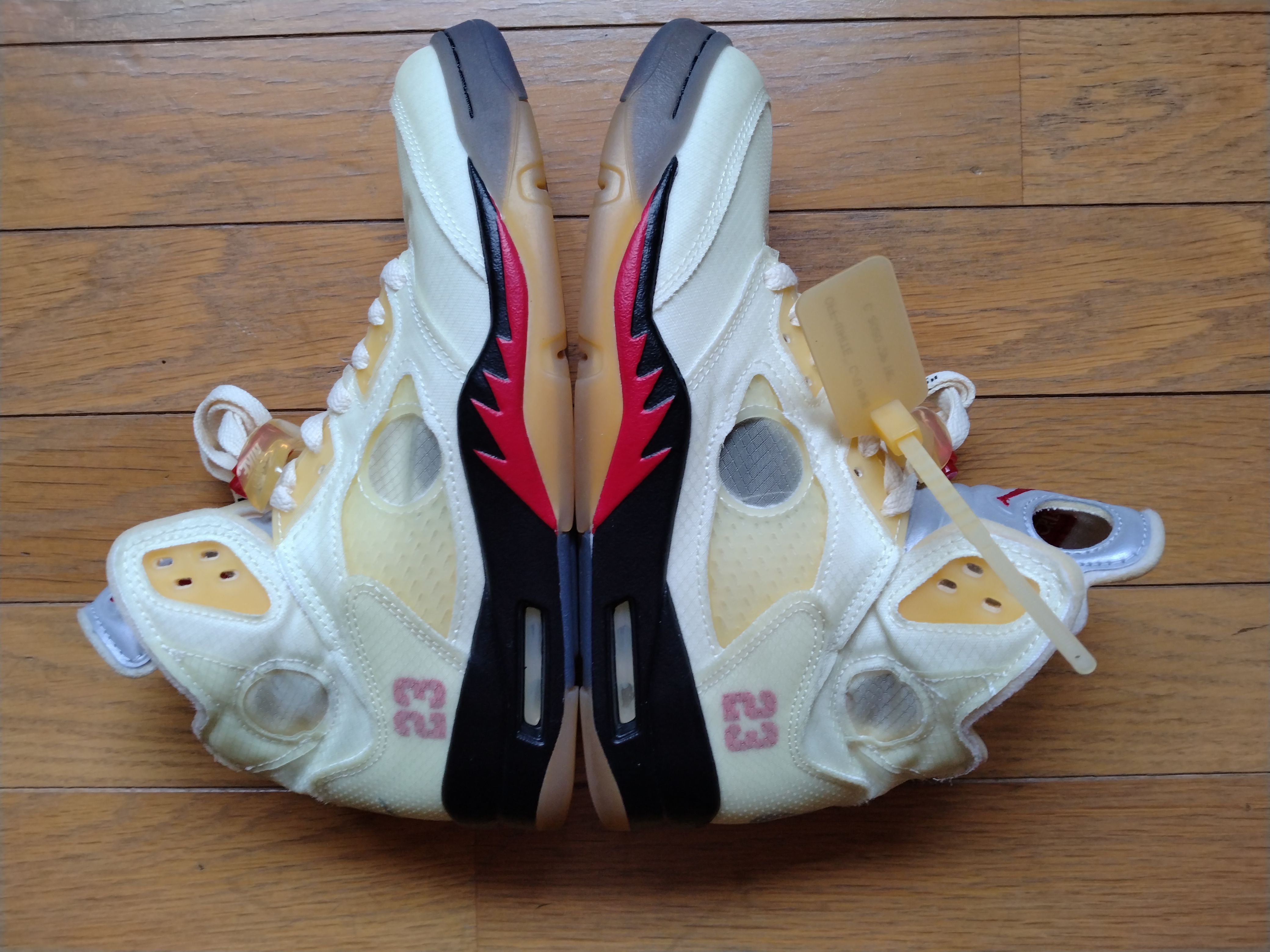 Off-White × Nike Air Jordan 5 "Sail"