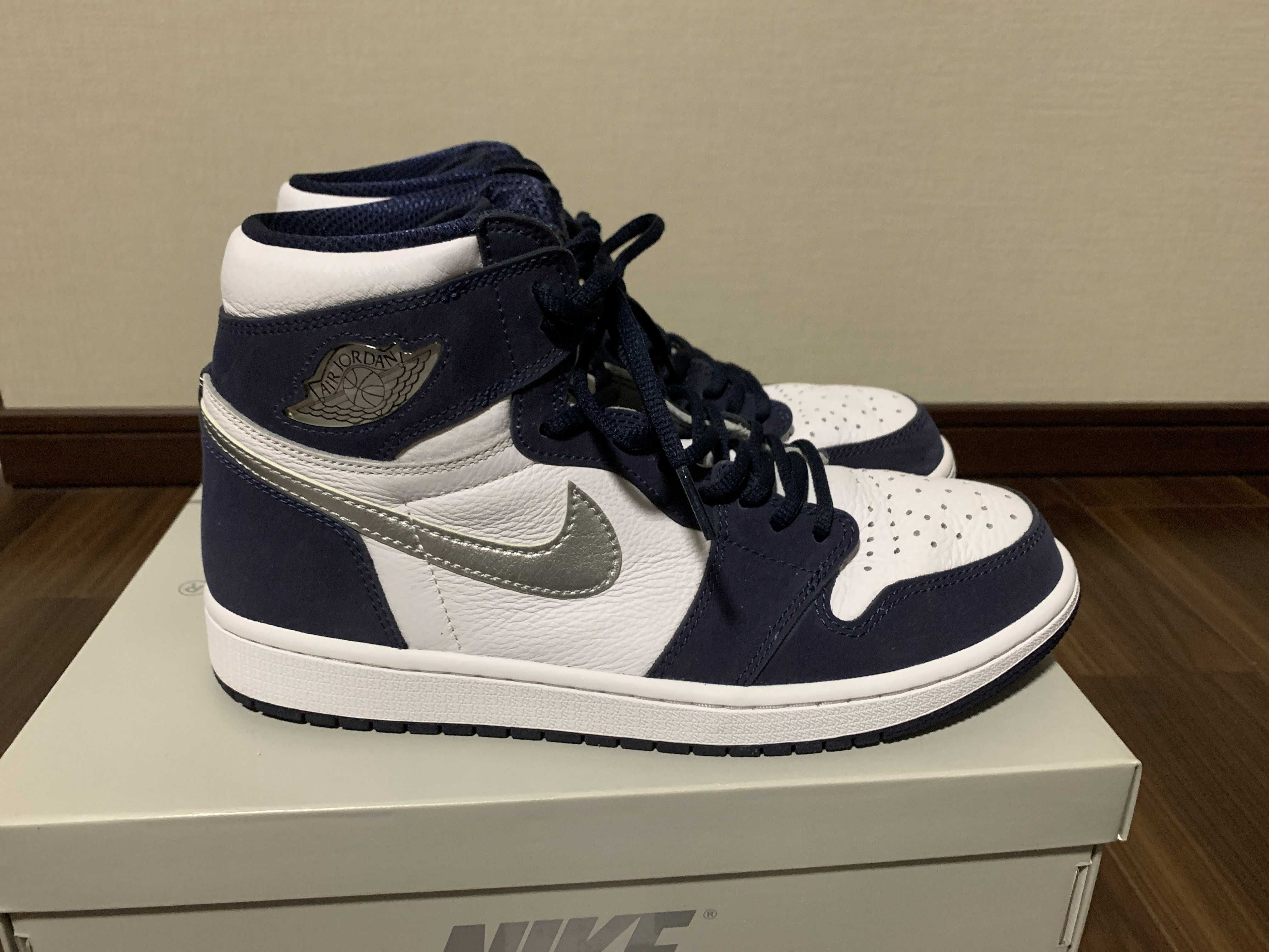 Nike Air Jordan 1 High OG CO.JP "White/Midnight Navy" (2020)(ブリーフケースなし)