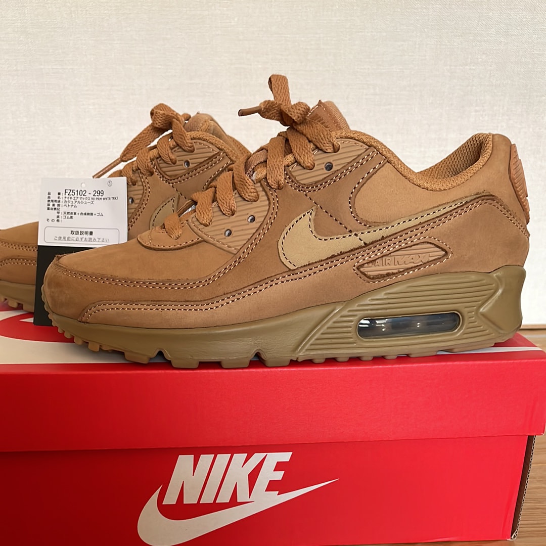 Nike Air Max 90 PRM "Flax/Gum Light Brown/Wheat"
