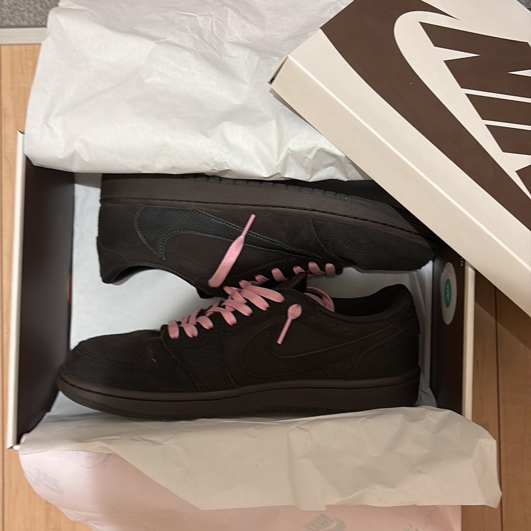 Travis Scott × Nike Air Jordan 1 Low OG SP "Velvet Brown and Dark Mocha"