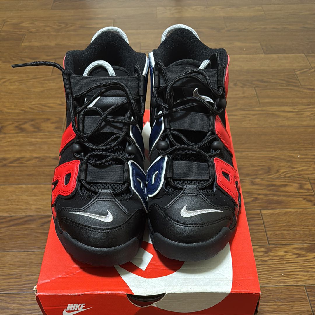 Nike Air More Uptempo '96 "Black and University Red"