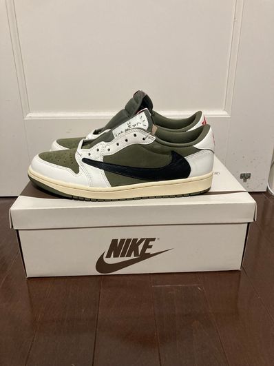 Travis Scott × Nike Air Jordan 1 Low OG SP "Reverse Olive"