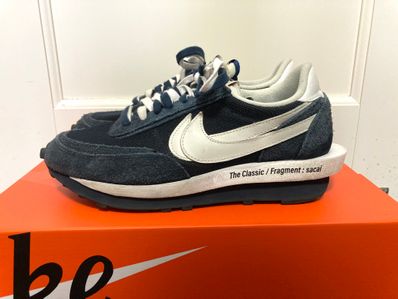 Fragment × sacai × Nike LD Waffle "Blackended Blue"