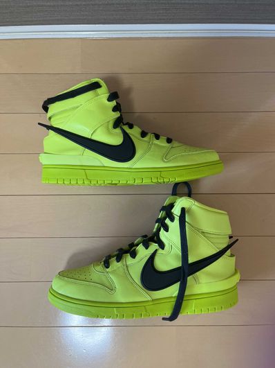 AMBUSH × NIKE DUNK HIGH "FLASH LIME"