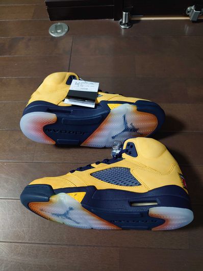 NIKE AIR JORDAN 5 "MICHIGAN"