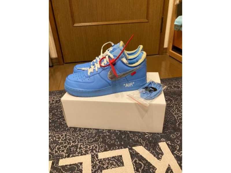 Off-White × Nike Air Force 1 Low "MCA University Blue"