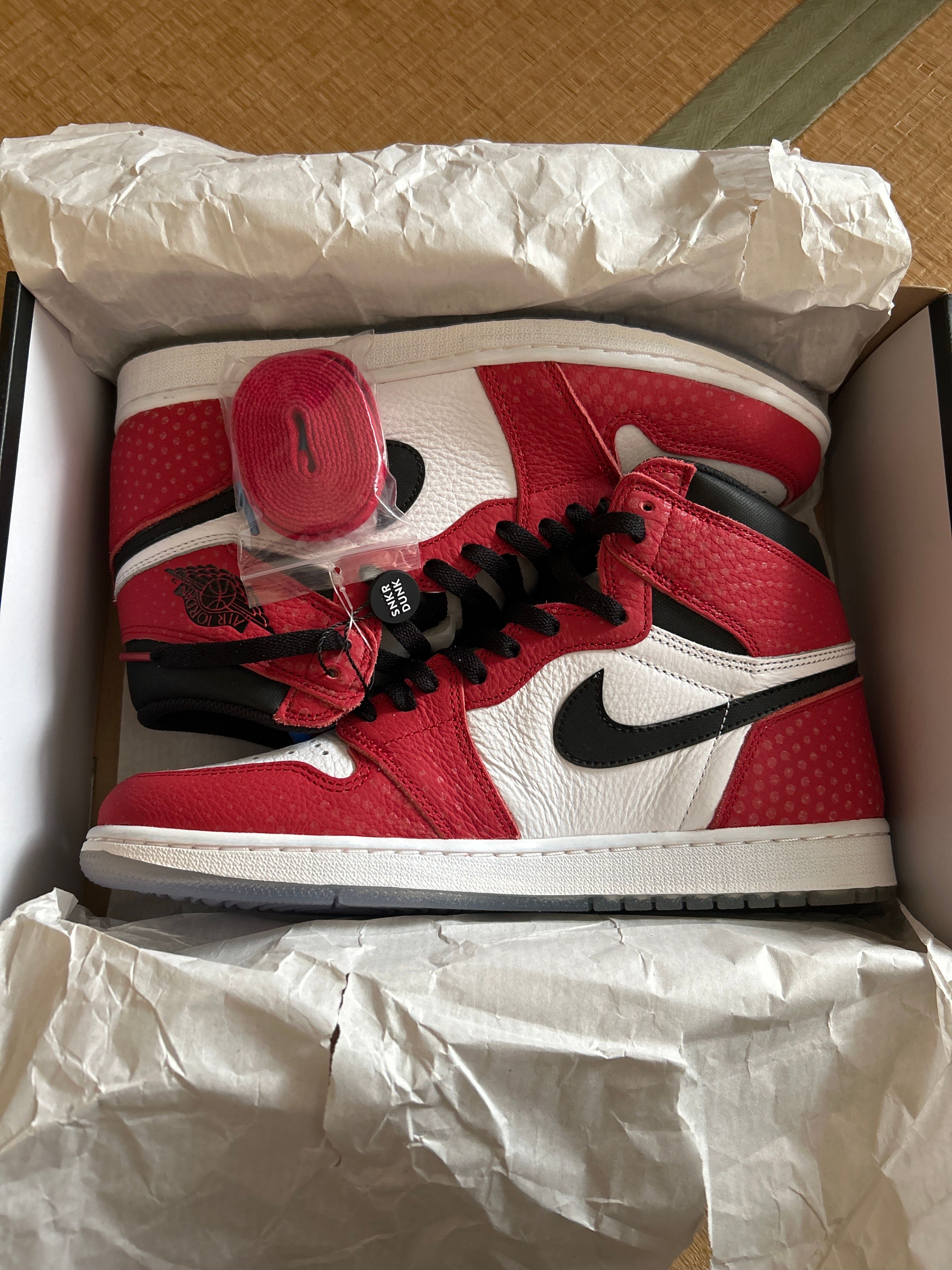 Spiderman × Nike Air Jordan 1 Origin Story "Gym Red/White/Photo Blue/Black"