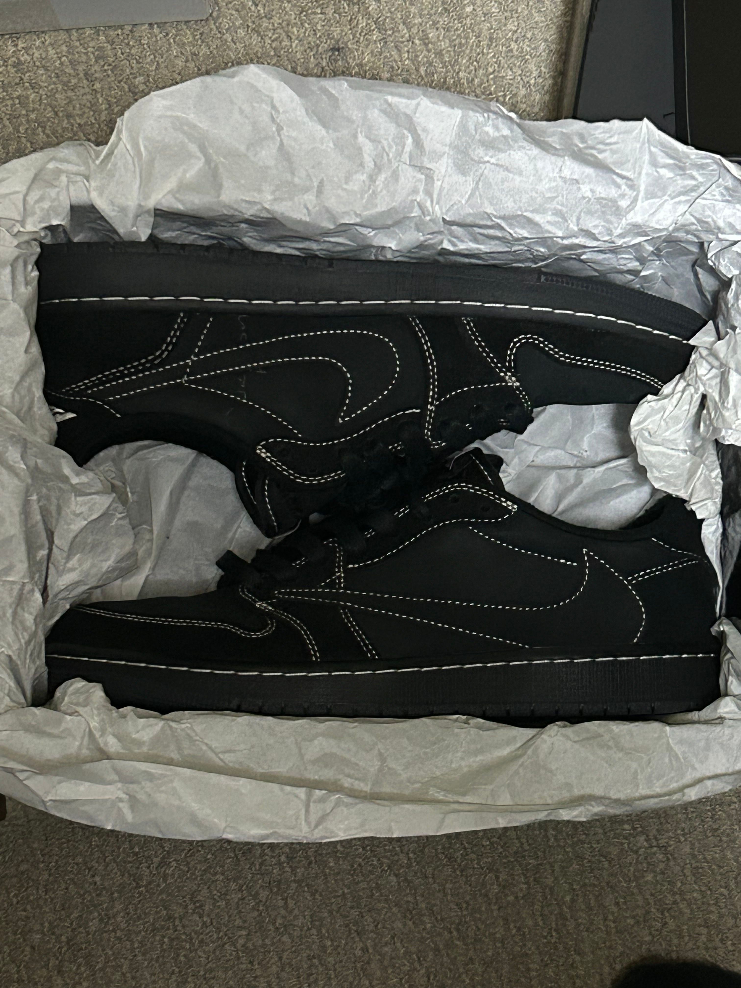 Travis Scott × Nike Air Jordan 1 Low OG SP "Black Phantom"