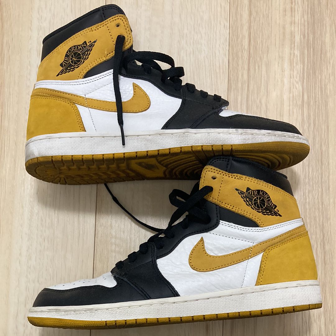 Nike Air Jordan 1 Retro High OG "Black Toe/Yellow Ochre"