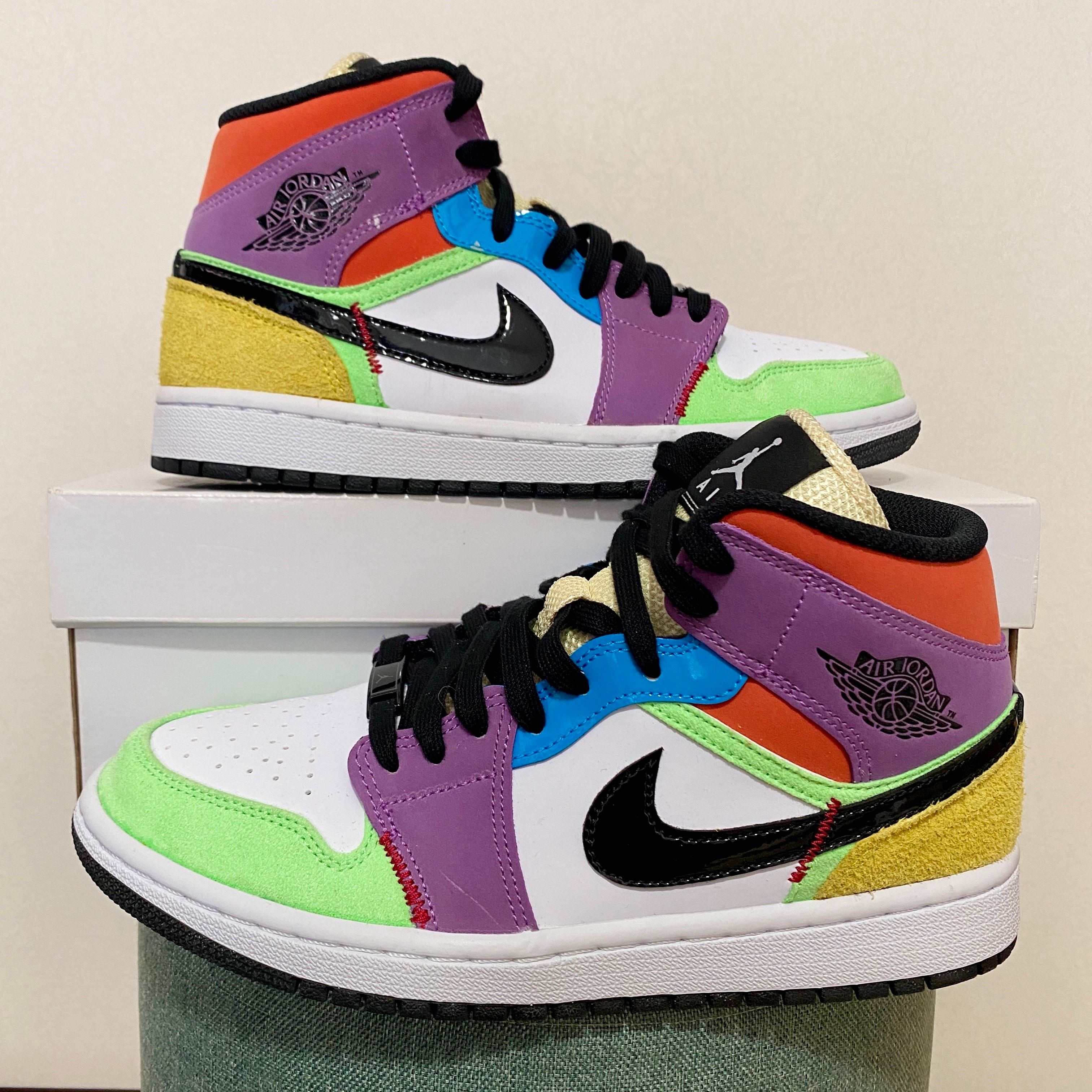 Nike Women's Air Jordan 1 Mid "Multi Color"