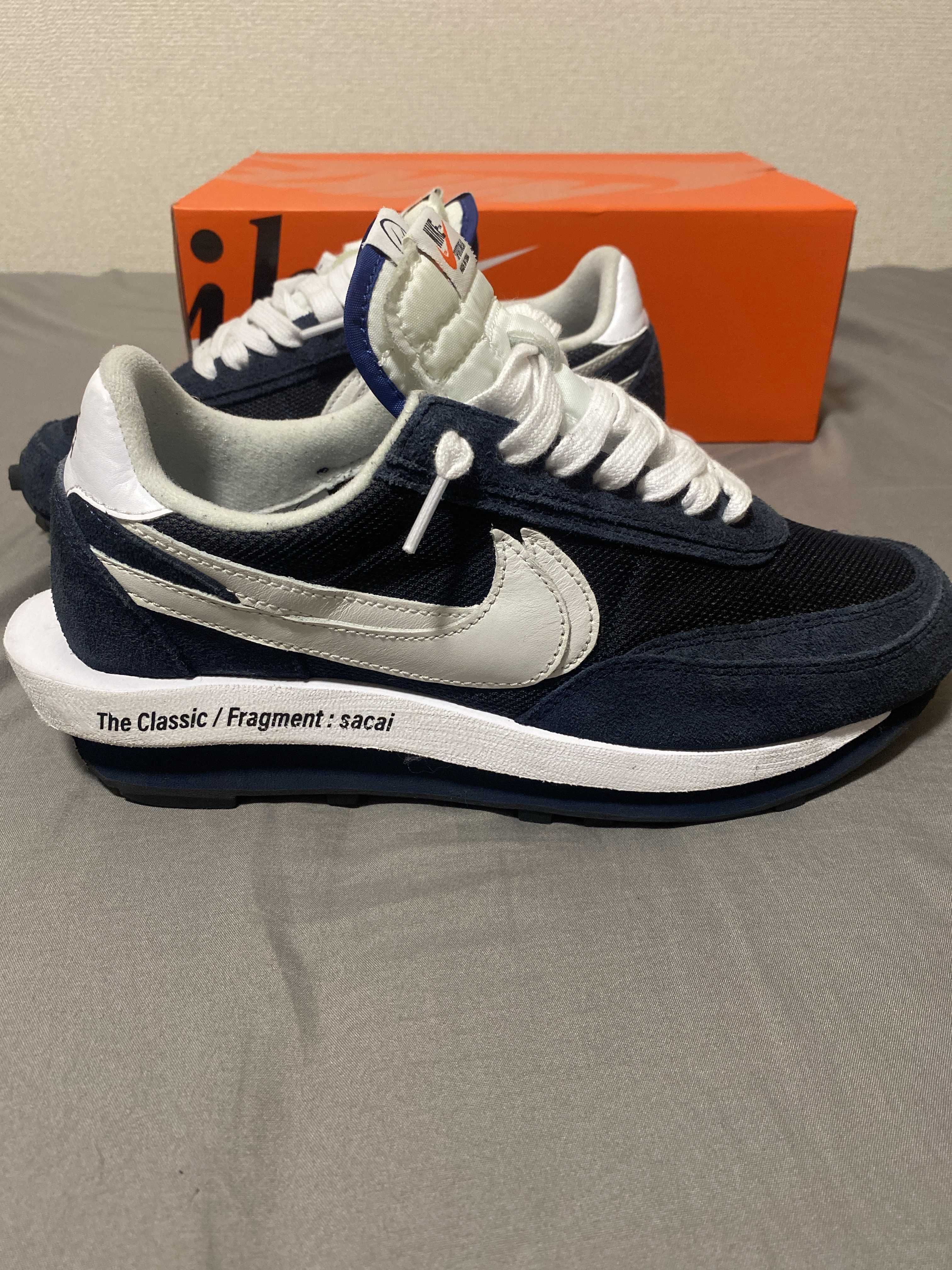 Fragment × sacai × Nike LD Waffle "Blackended Blue"