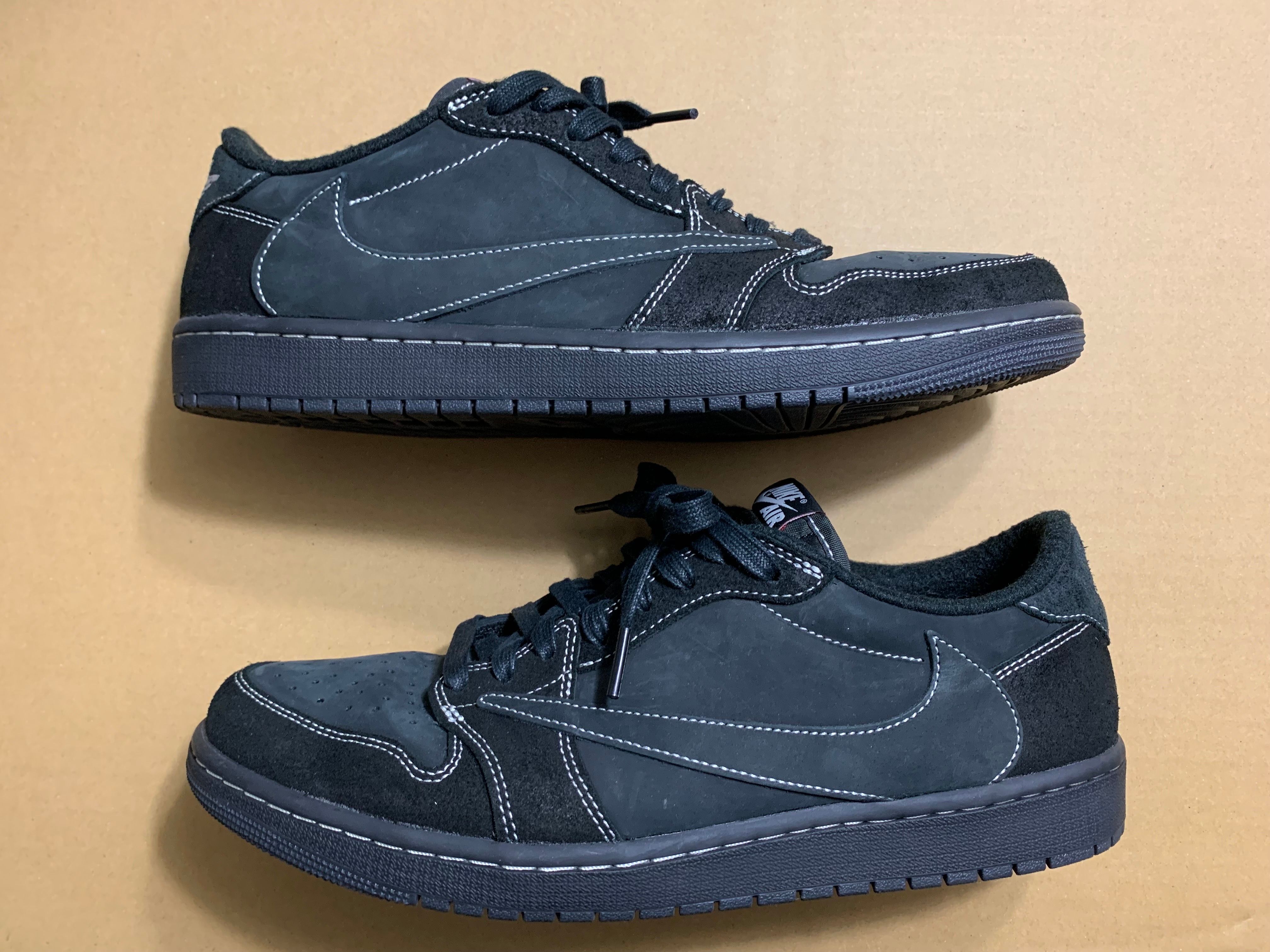 Travis Scott × Nike Air Jordan 1 Low OG SP "Black Phantom"