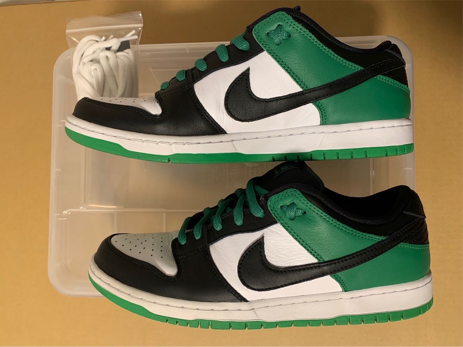 Nike SB Dunk Low Pro "Black and Classic Green"
