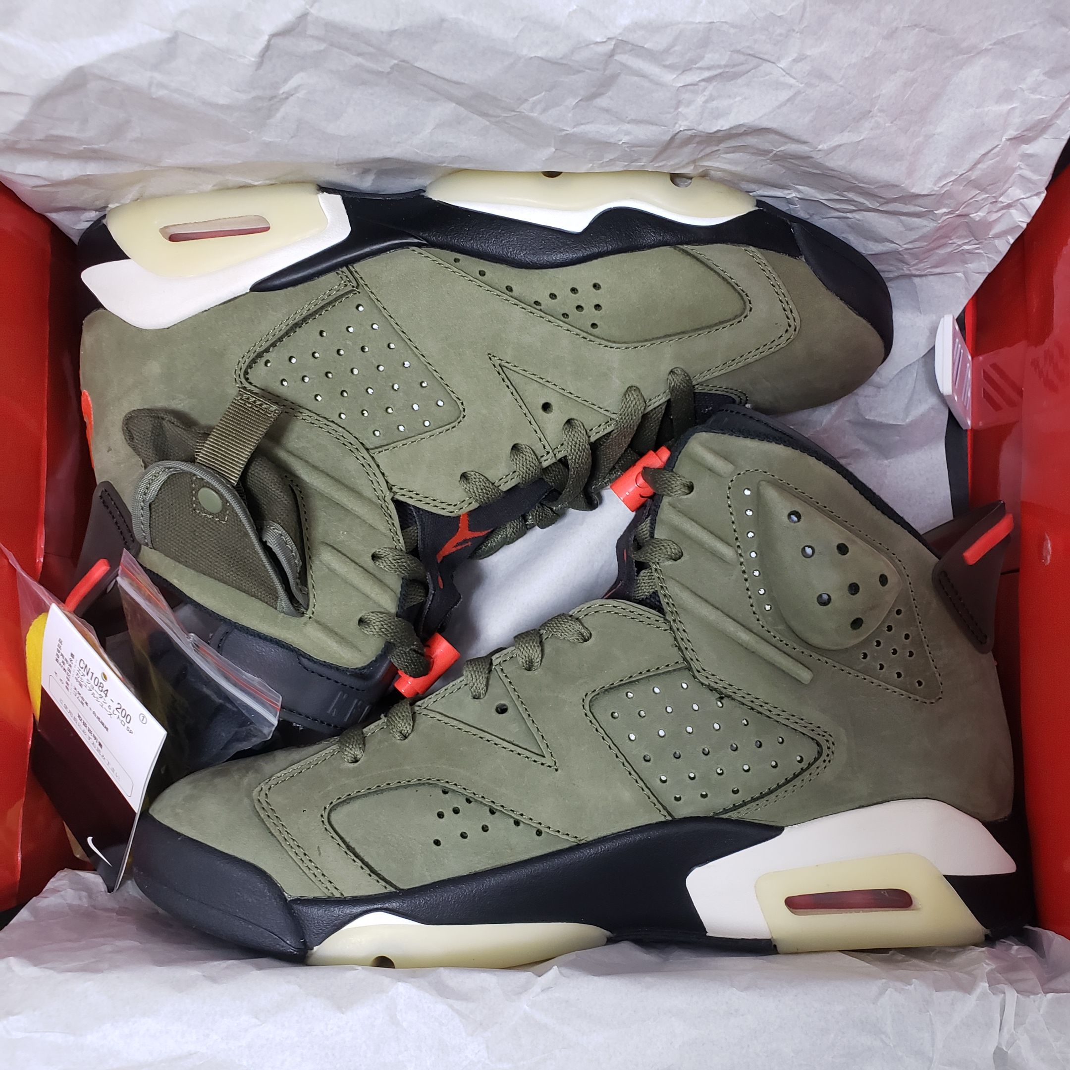 Travis Scott × Nike Air Jordan 6 Retro "Medium Olive"