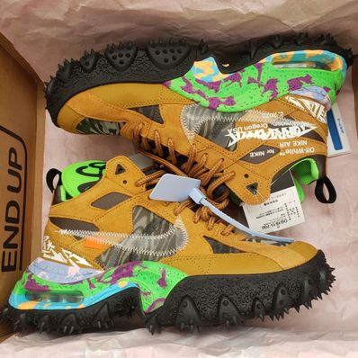 Off-White × Nike Air Terra Forma "Wheat and Green Strike"