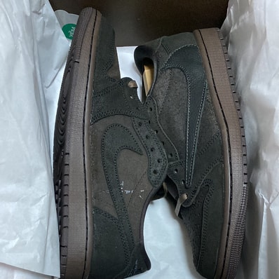 Travis Scott × Nike Air Jordan 1 Low OG SP "Velvet Brown and Dark Mocha"