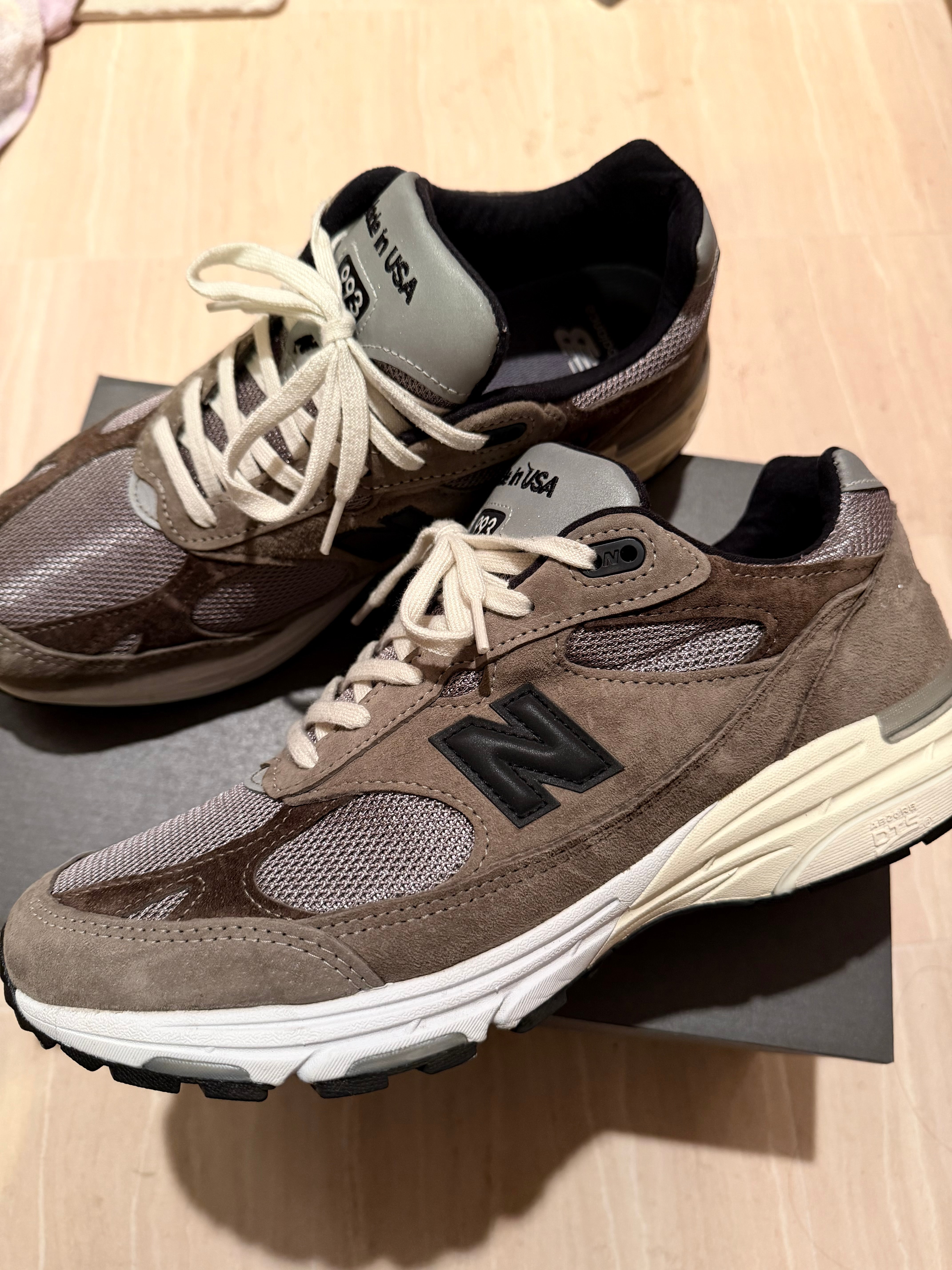 JJJJound × New Balance 993 "Mushroom/White"