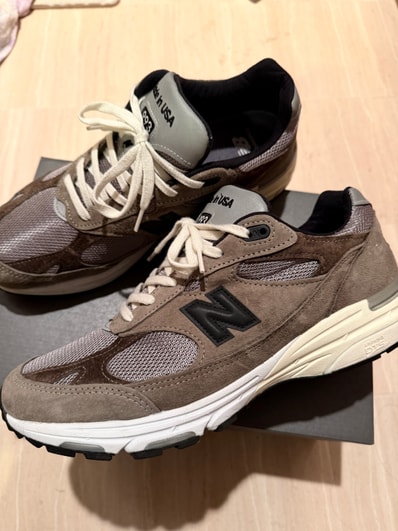 JJJJound × New Balance 993 "Mushroom/White"