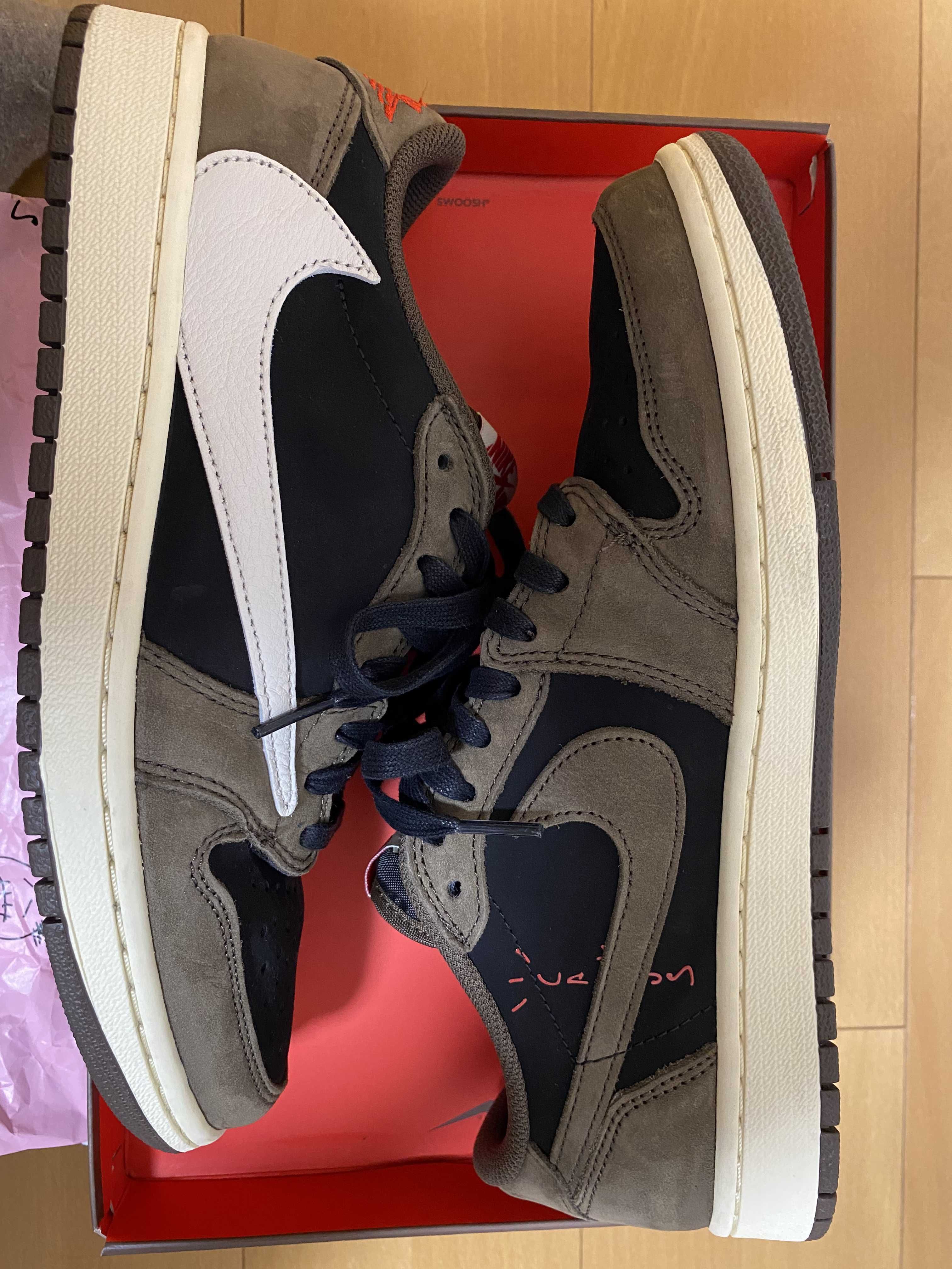 Travis Scott × Nike Air Jordan 1 Low OG SP-T  "Black/Dark Mocha"