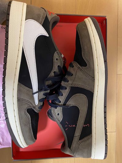Travis Scott × Nike Air Jordan 1 Low OG SP-T "Black/Dark Mocha"