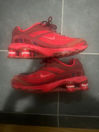 Supreme × Nike Shox Ride 2 "Speed Red/Siren Red-Barn"