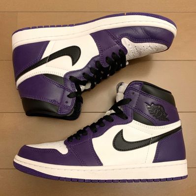 Nike Air Jordan 1 Retro High OG "Court Purple White/Black" (2020)
