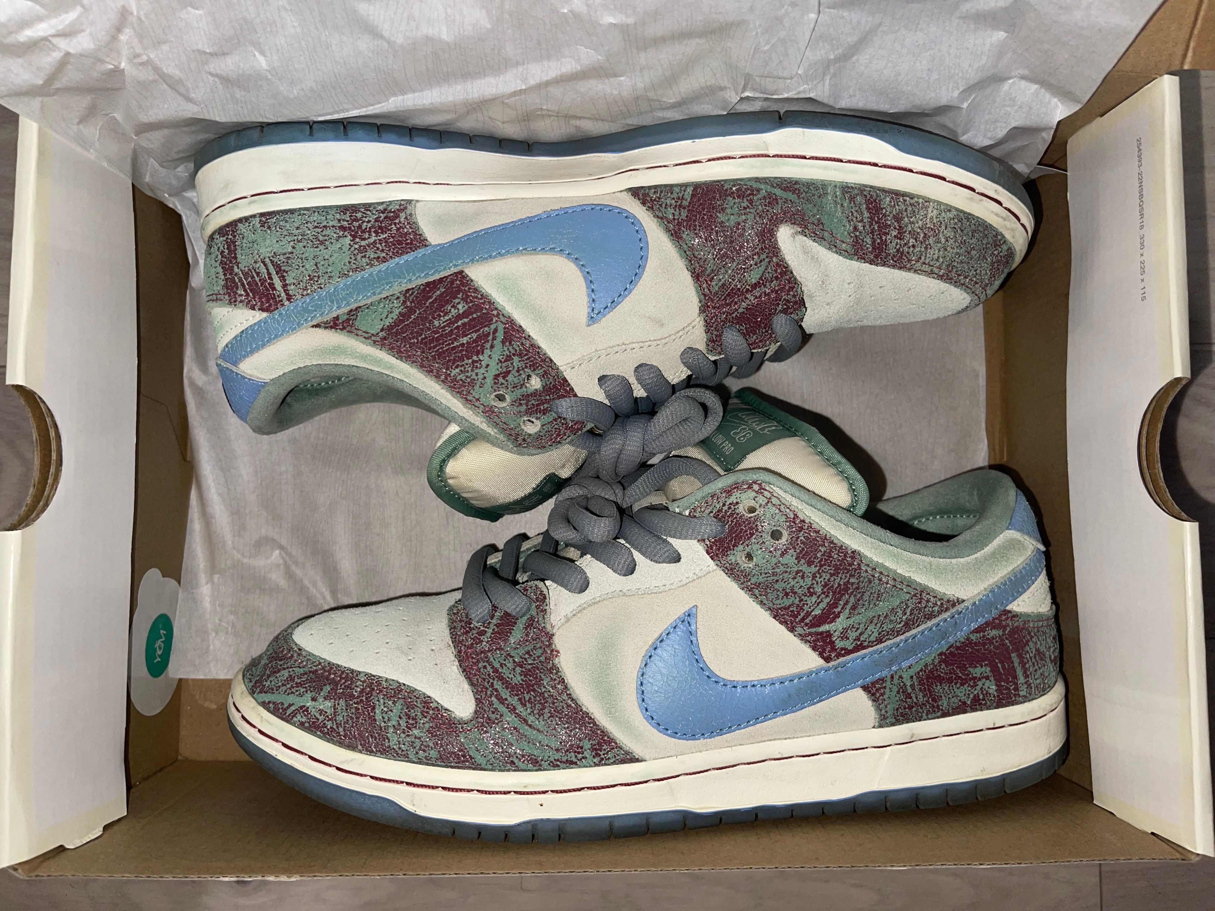 Crenshaw Skate Club × Nike SB Dunk Low PRO QS "Sail/Light Blue-Cedar"