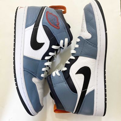 FACETASM × Nike Air Jordan 1 Mid "White/Navy"