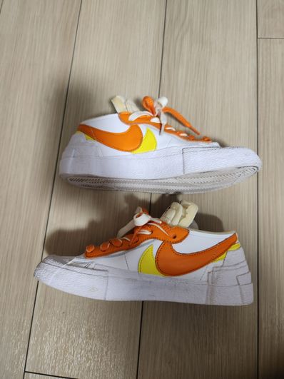 SACAI × NIKE BLAZER LOW "MAGMA ORANGE"