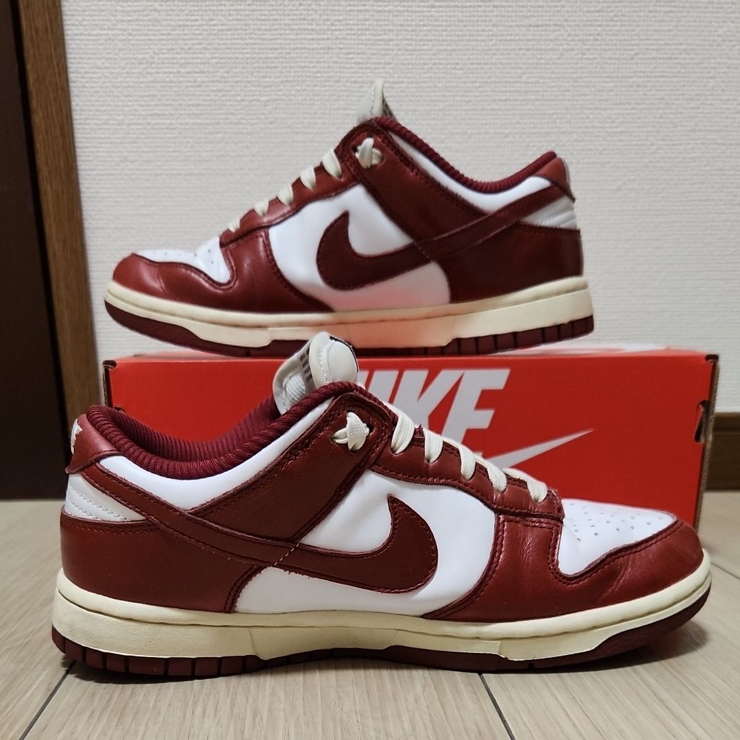 Nike Women's Dunk Low PRM "Team Red and White"