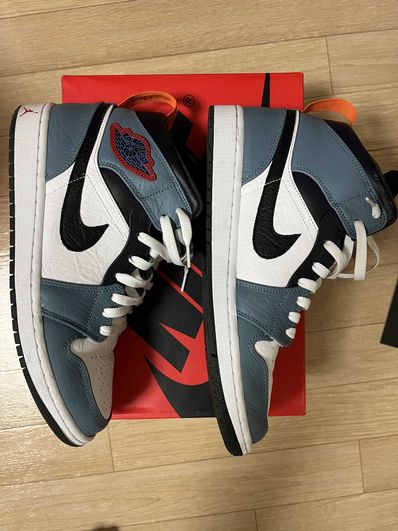 FACETASM × Nike Air Jordan 1 Mid "White/Navy"