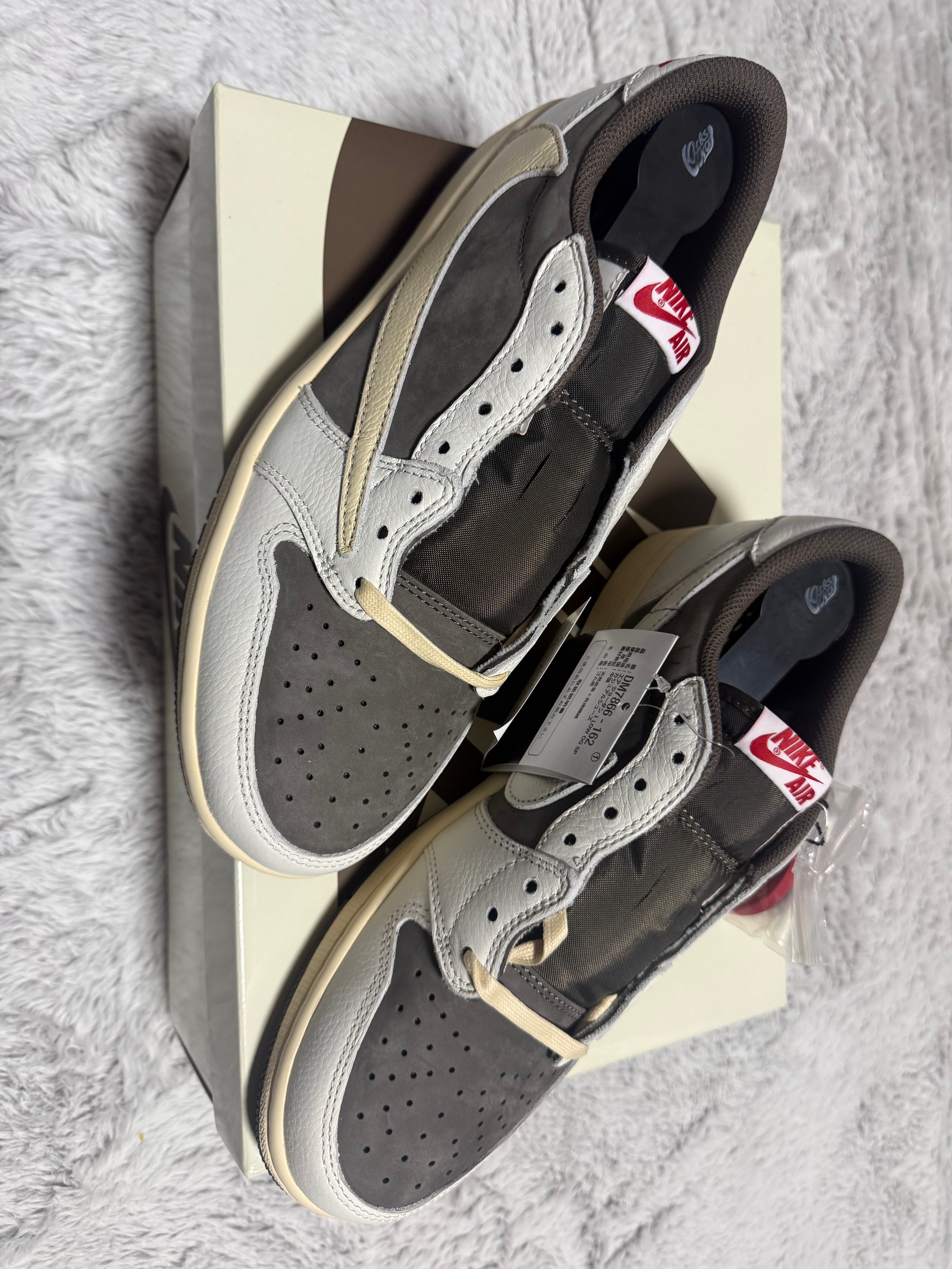 Travis Scott × Nike Air Jordan 1 Low OG SP "Reverse Mocha/Sail and Ridgerock"