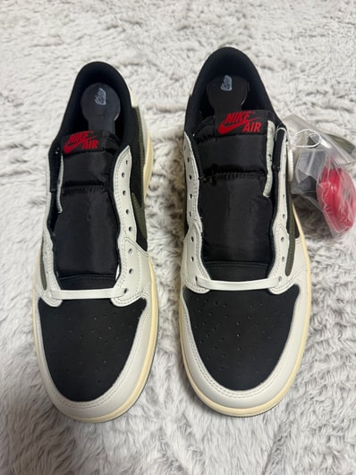 Travis Scott × Nike Women's Air Jordan 1 Low OG "Medium Olive"
