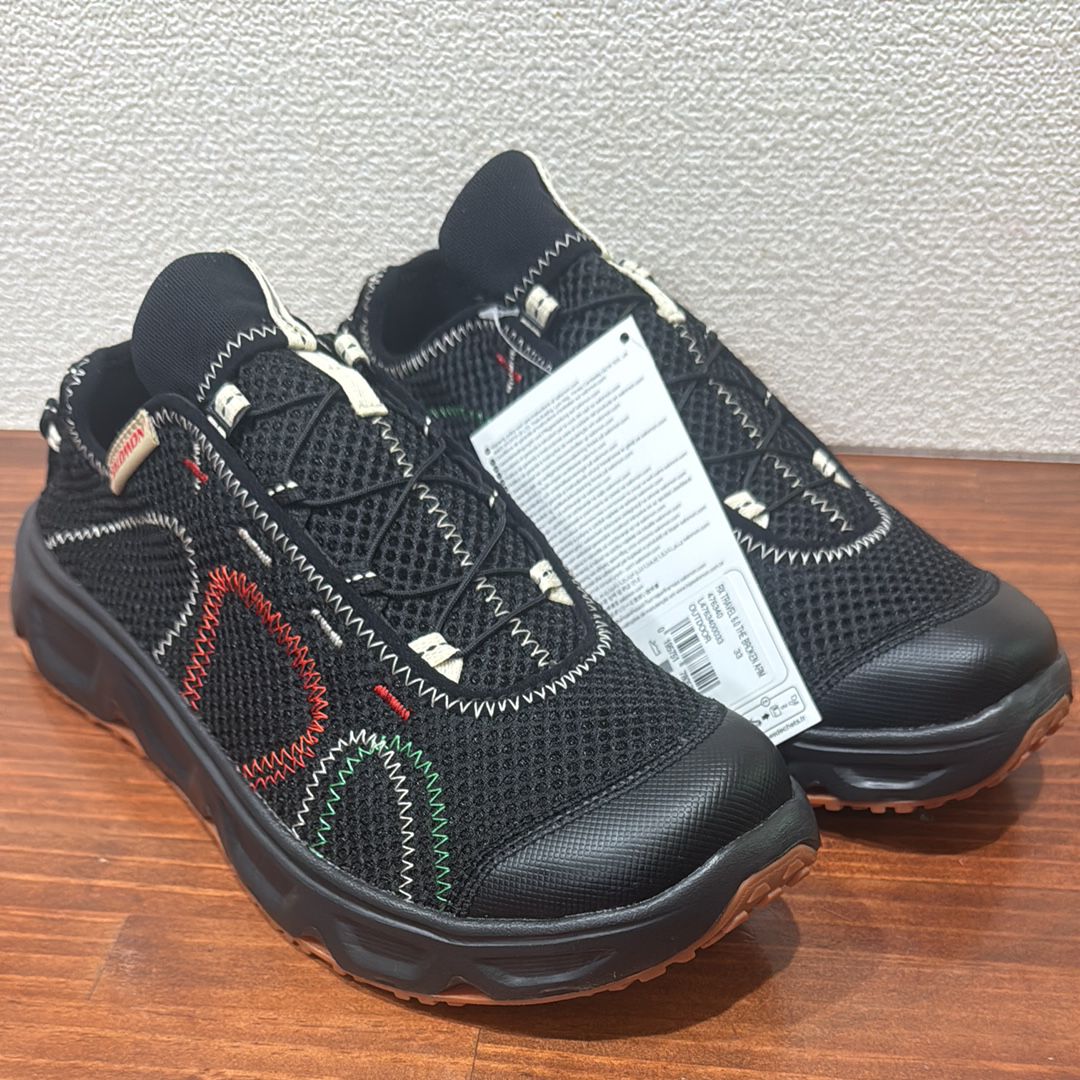 The Broken Arm × Salomon RX Travel 6.0 "Black/Bleached Sand/High Risk Red"