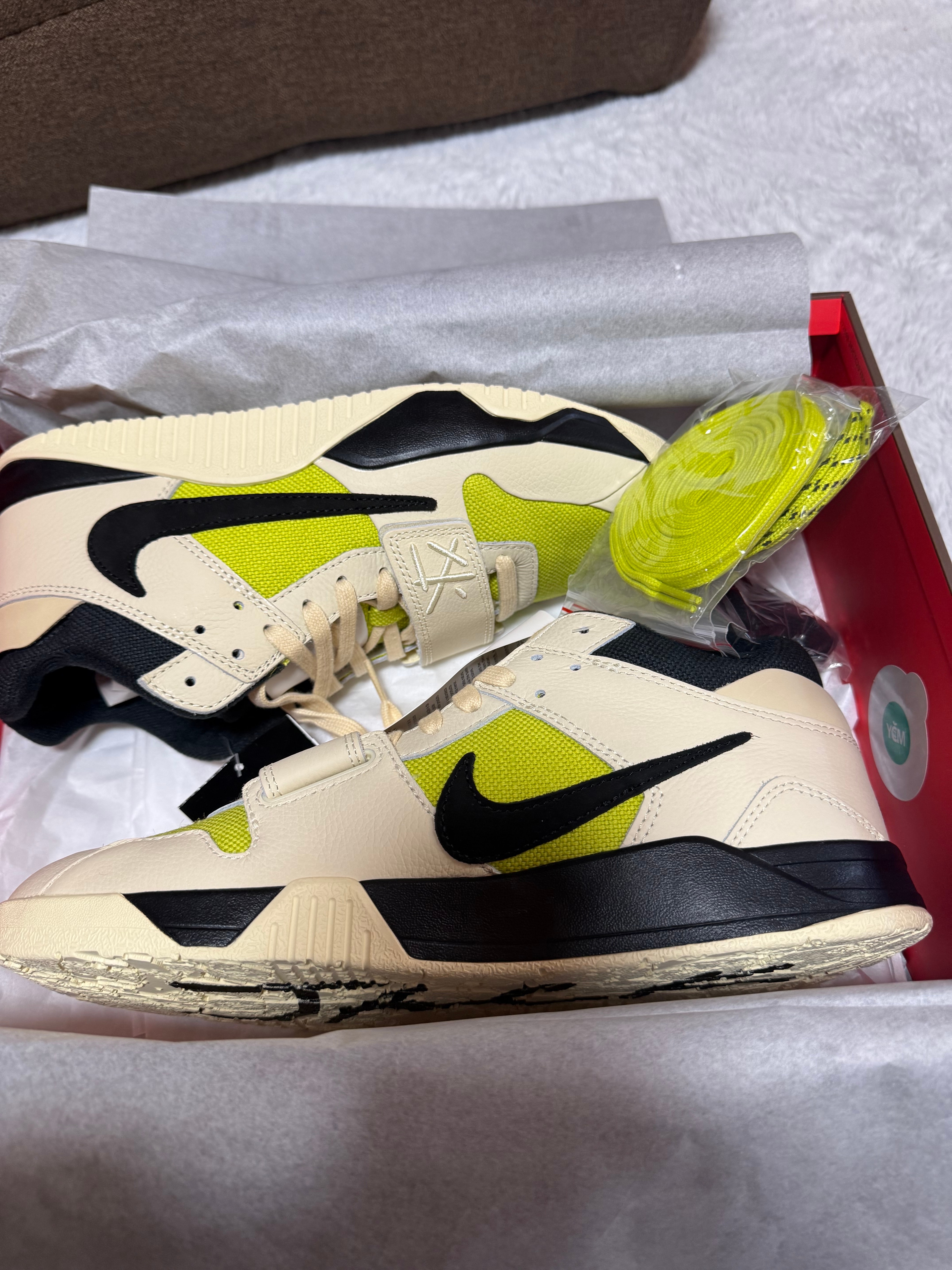 Travis Scott × Nike Jordan Jumpman Jack TR CJ1 T-Rexx "Bright Cactus"