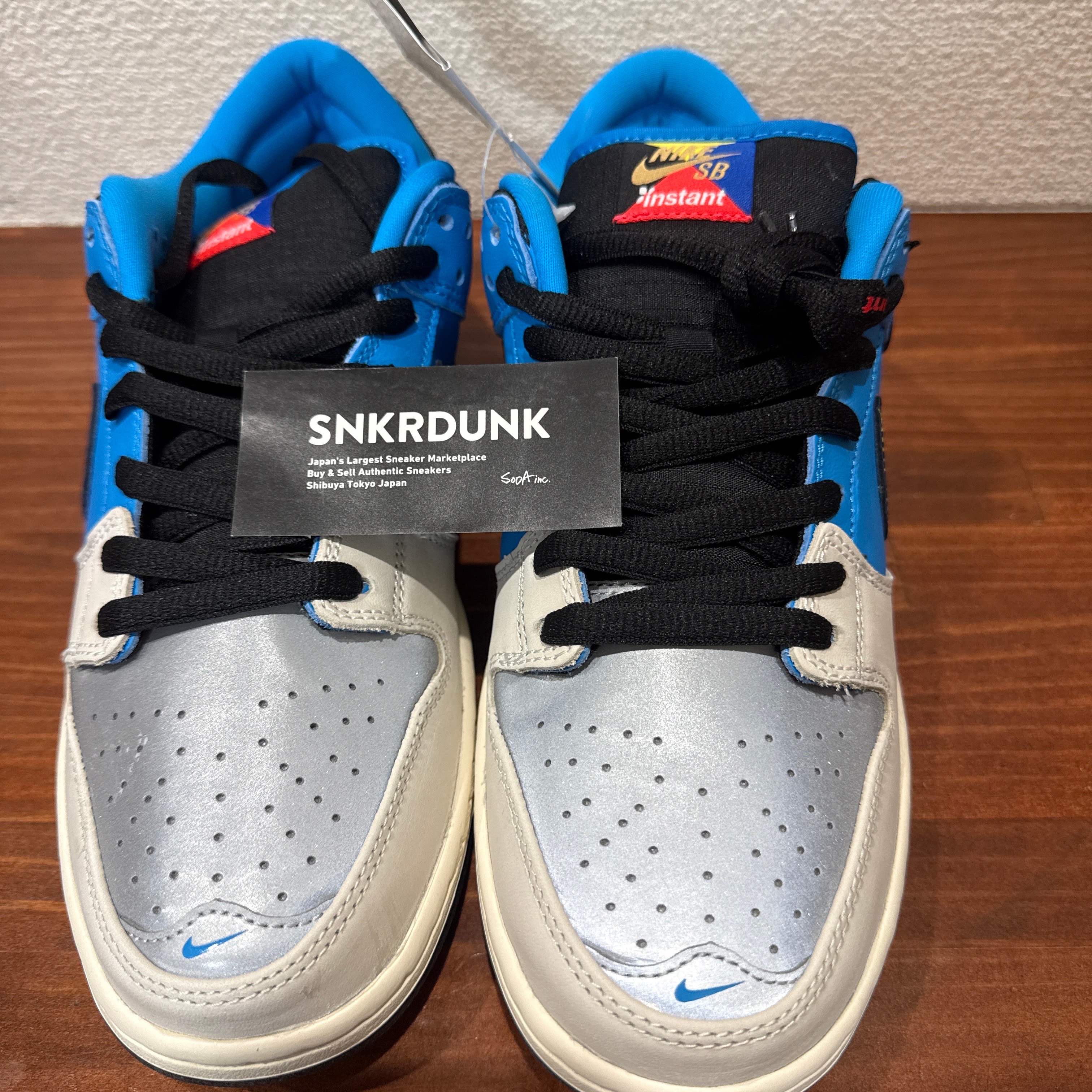 Instant Skateboards × Nike SB Dunk Low "Blue Hero"