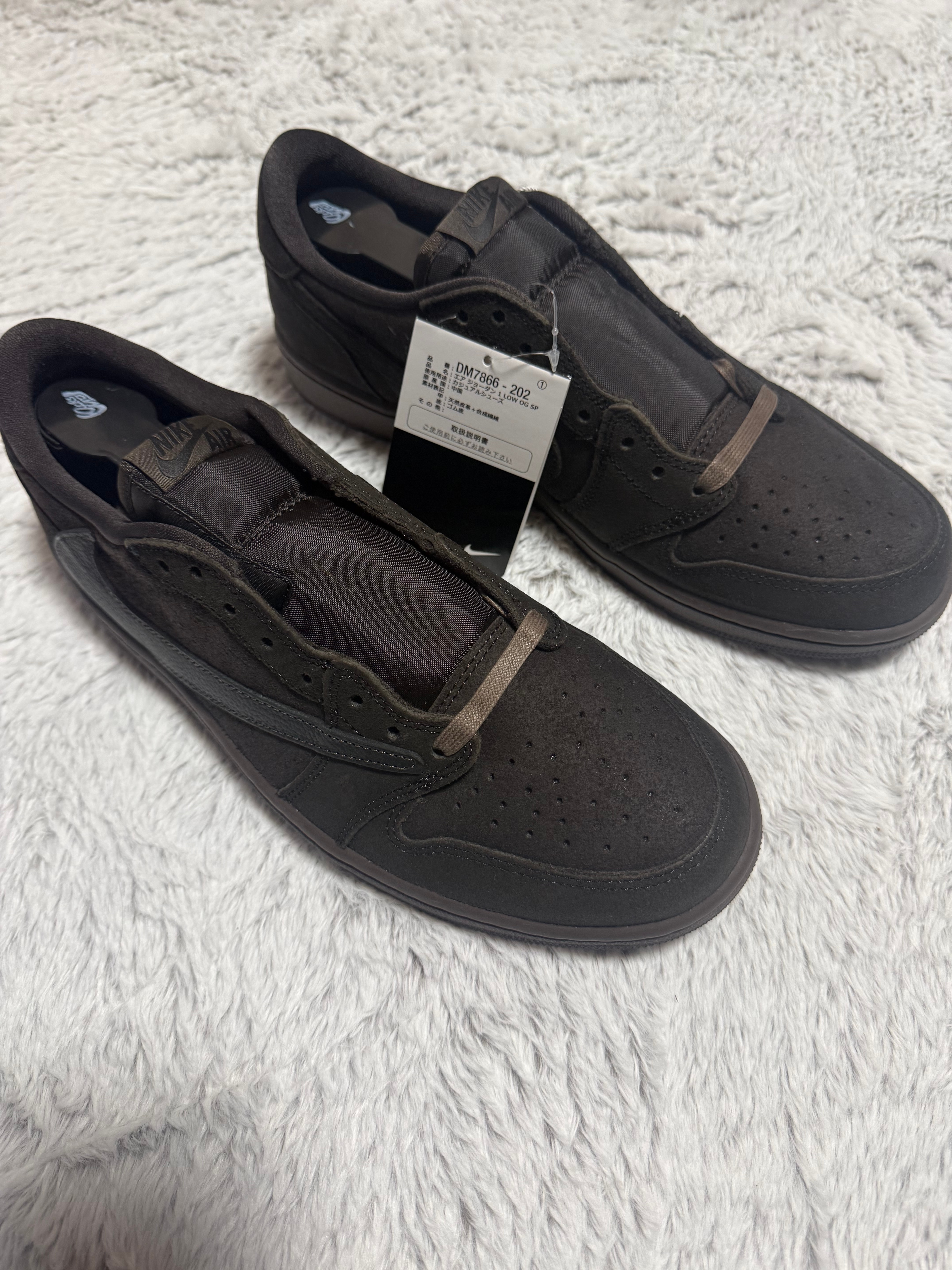 Travis Scott × Nike Air Jordan 1 Low OG SP "Velvet Brown and Dark Mocha"