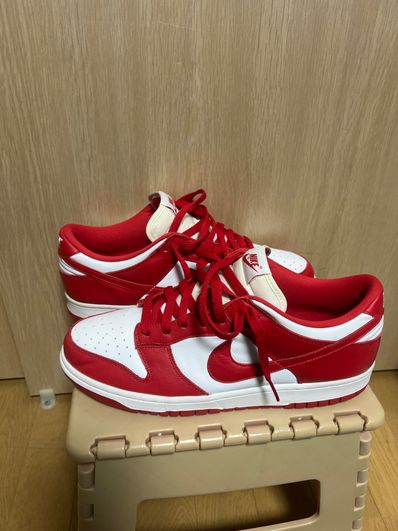 Nike Dunk Low SP "White and University Red"