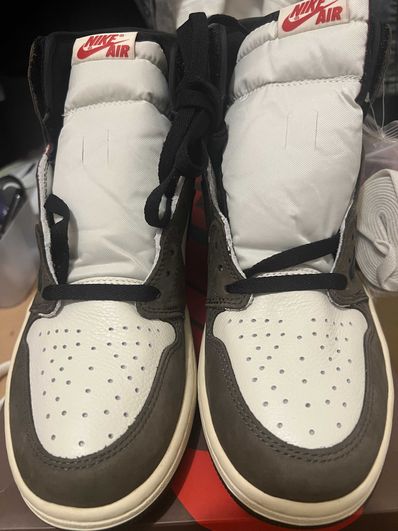Travis Scott × Nike Air Jordan 1 Retro High OG TS SP "Sail/Dark Mocha"
