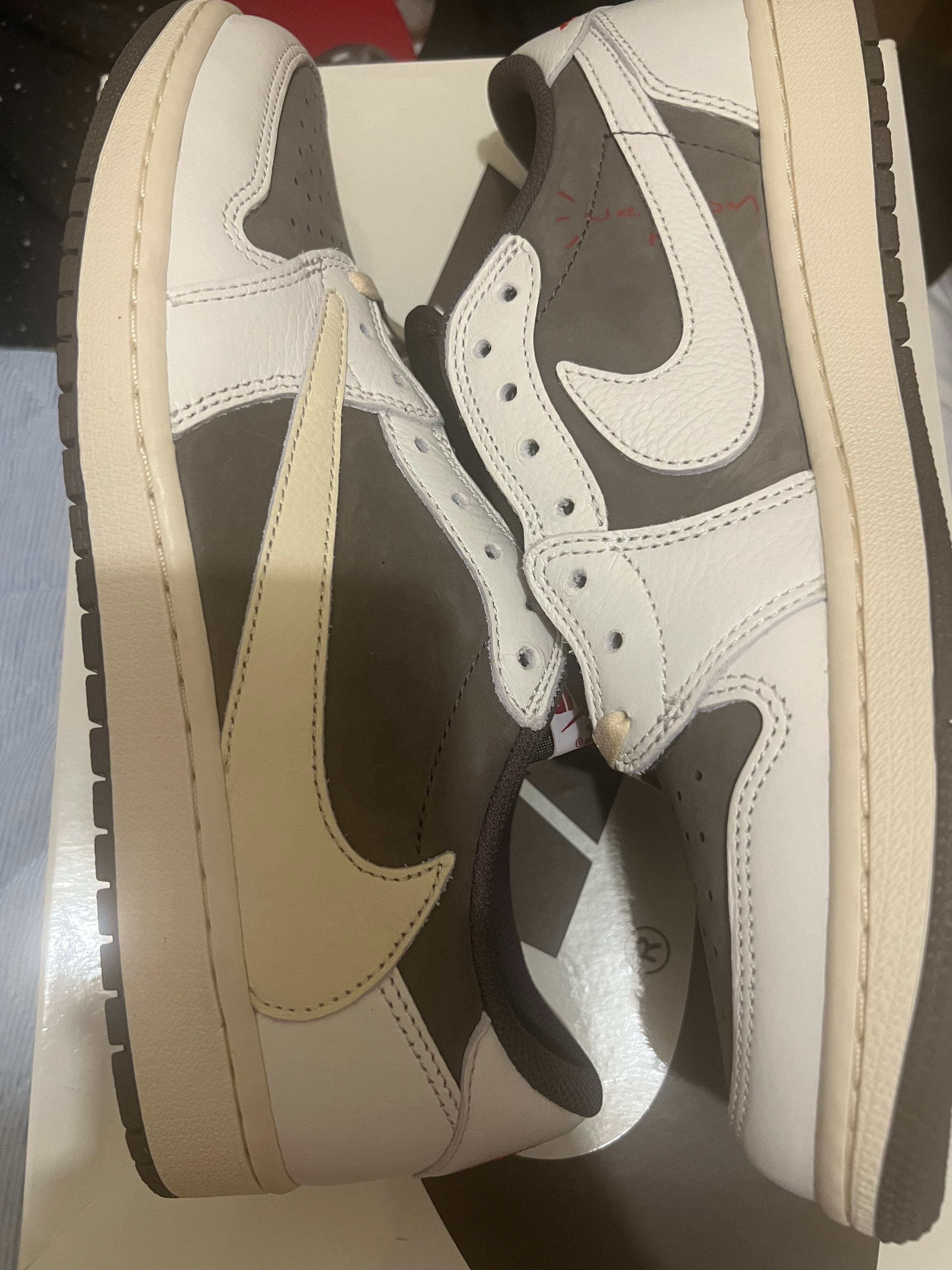 Travis Scott × Nike Air Jordan 1 Low OG SP "Reverse Mocha/Sail and Ridgerock"
