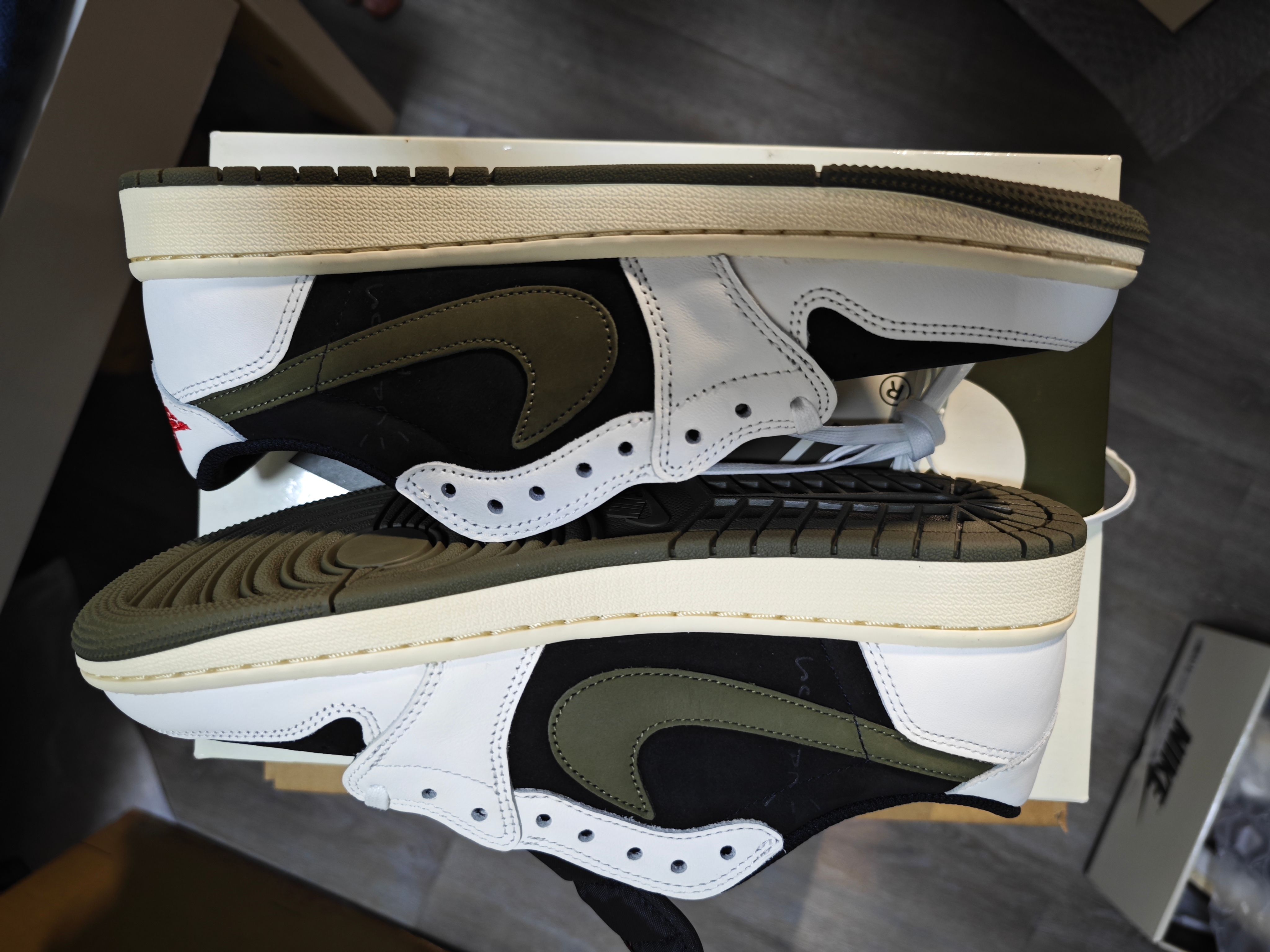 Travis Scott × Nike Women's Air Jordan 1 Low OG "Medium Olive"