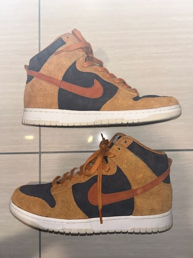 NIKE DUNK HIGH PRM "DARK CURRY"