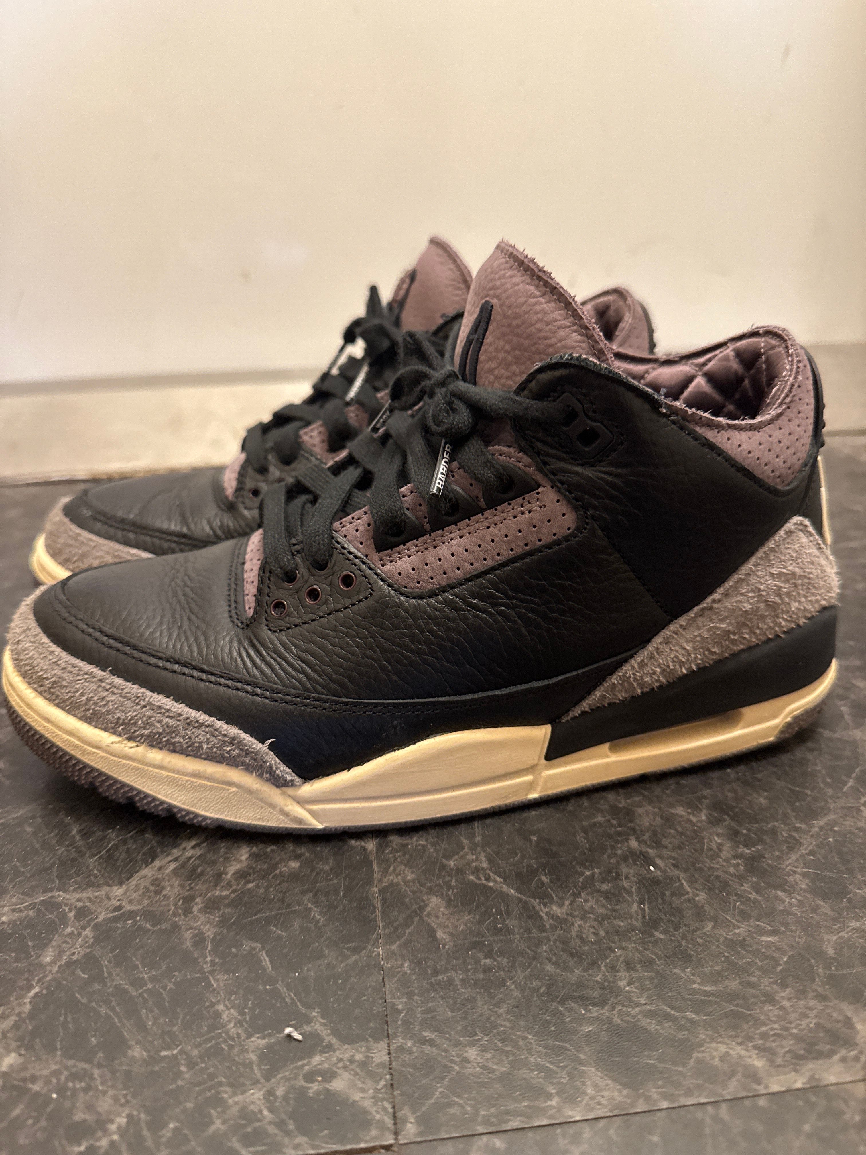 A Ma Maniere × Nike Women's Air Jordan 3 Retro OG SP "Black and Flat Pewter/WYWS"
