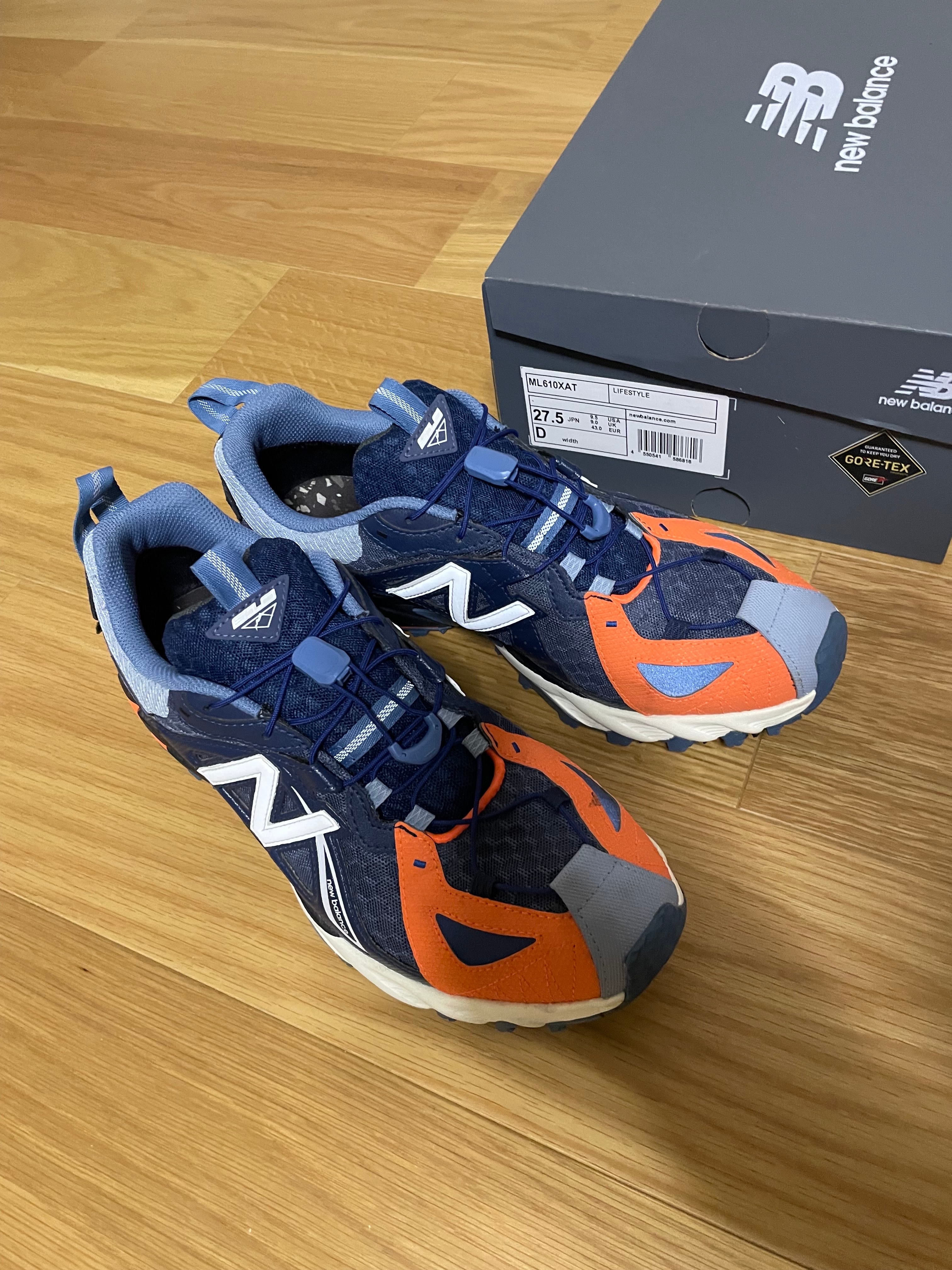 ジ アパートメント × ニューバランス 610 ゴアテックス サブウェイシリーズ "ネイビー"