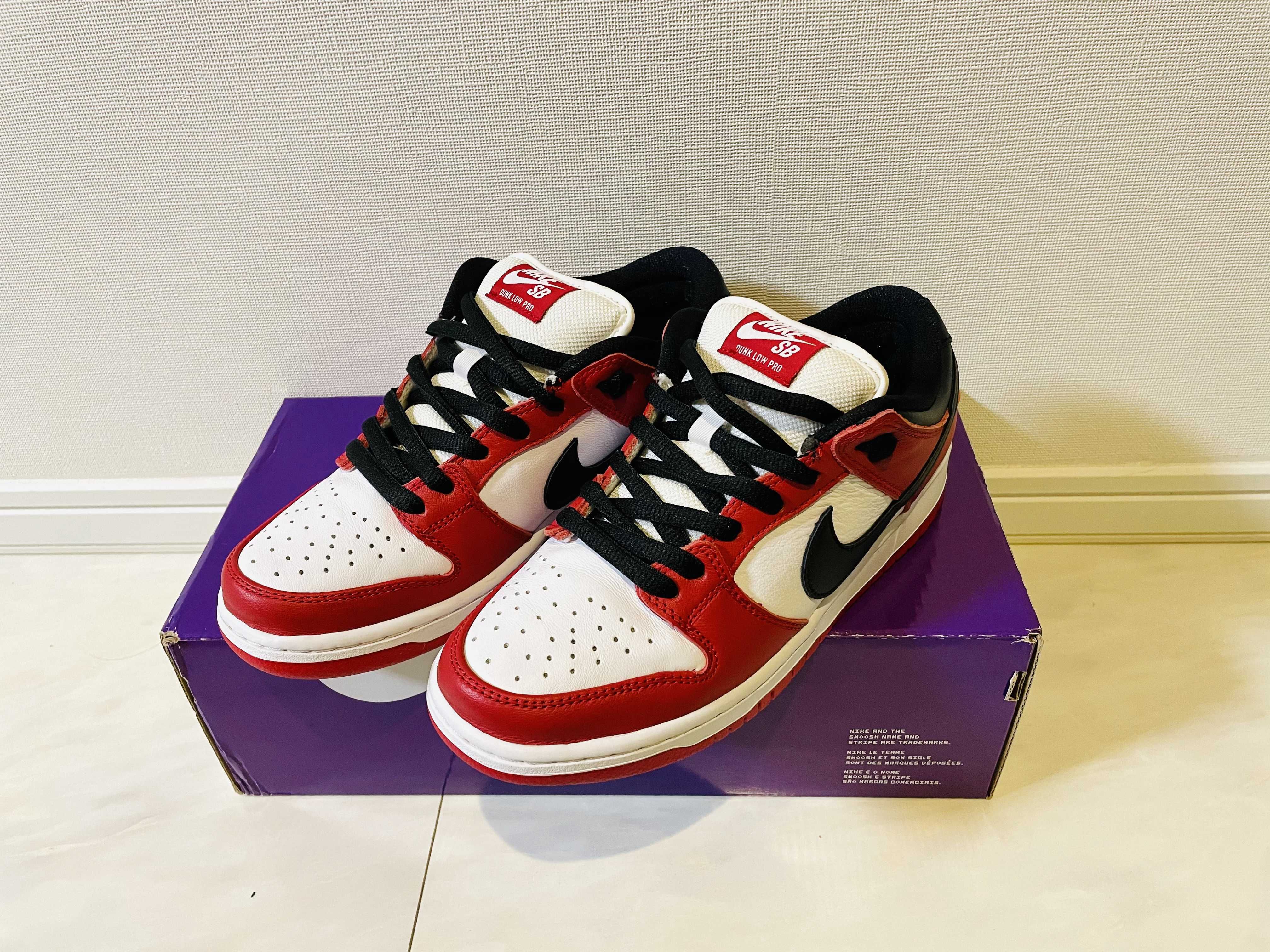 Nike SB Dunk Low Pro "J-Pack Chicago/Varsity Red and White"